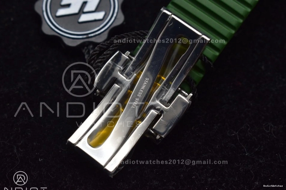 ZF Strap Dial 5168G 324CS Green Aquanaut Rubber 1:1 42mm On Best Edition Green 514 NewStyle SS 1026